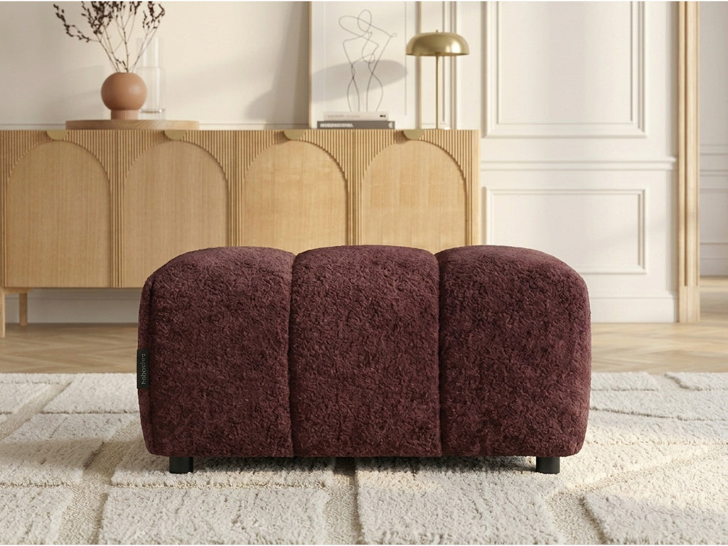Roxelane - Pouf - Tissu Bouclette