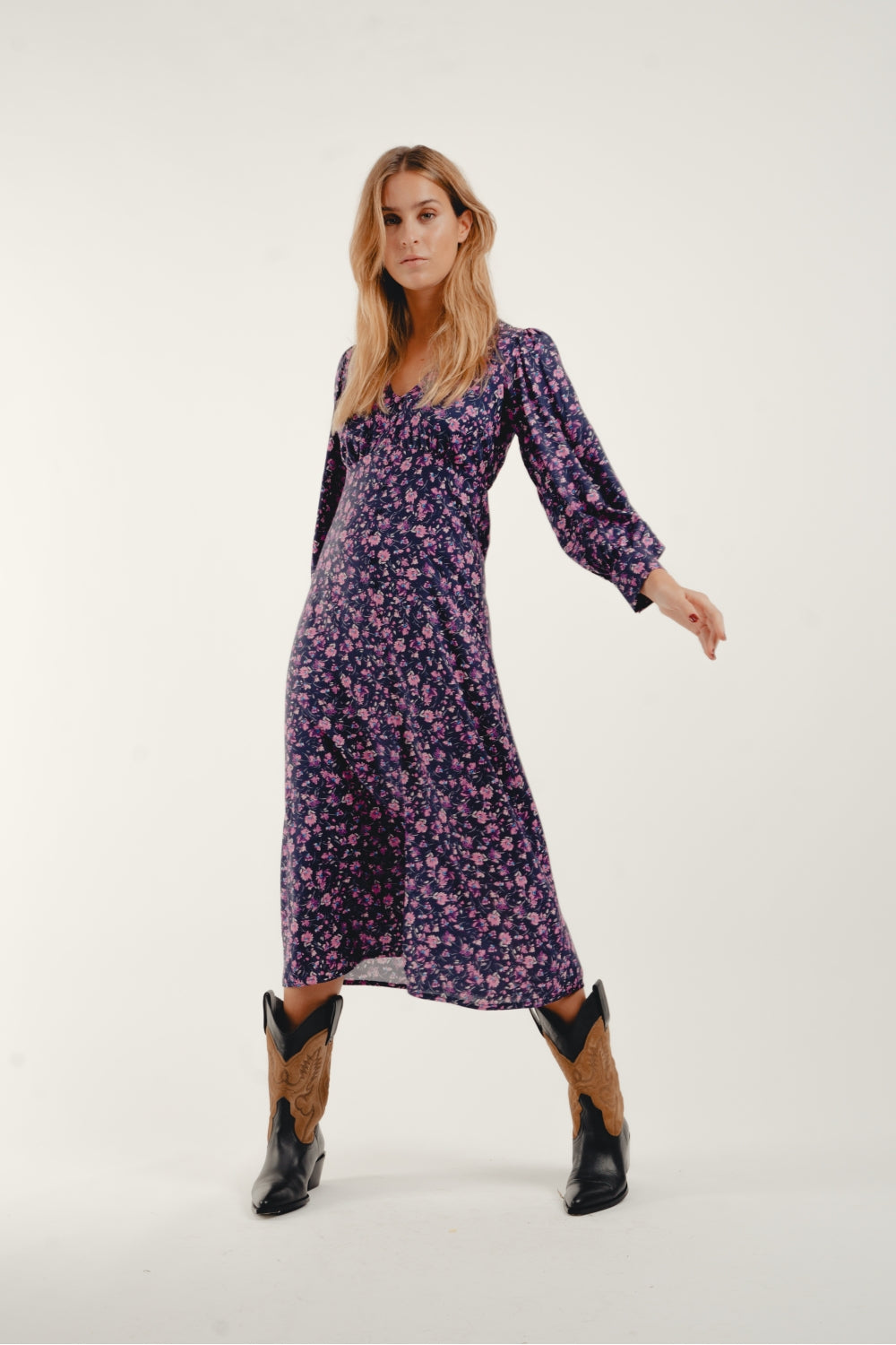 The Chrissie Mauve Dress