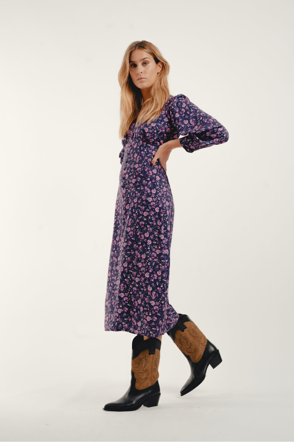 The Chrissie Mauve Dress