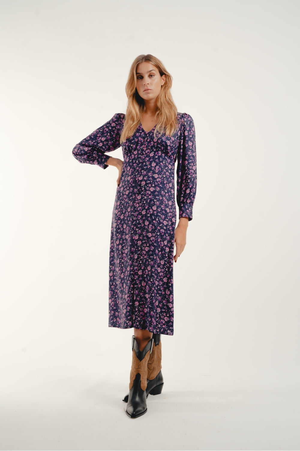 The Chrissie Mauve Dress