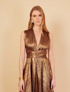 Kalya Bronze Dress