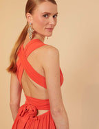Korallenfarbener Jumpsuit Gabriella