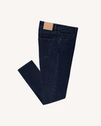 Jeans slim blu scuro in cotone