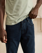 Jeans slim blu scuro in cotone