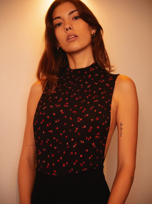 Flowery Night Bodysuit