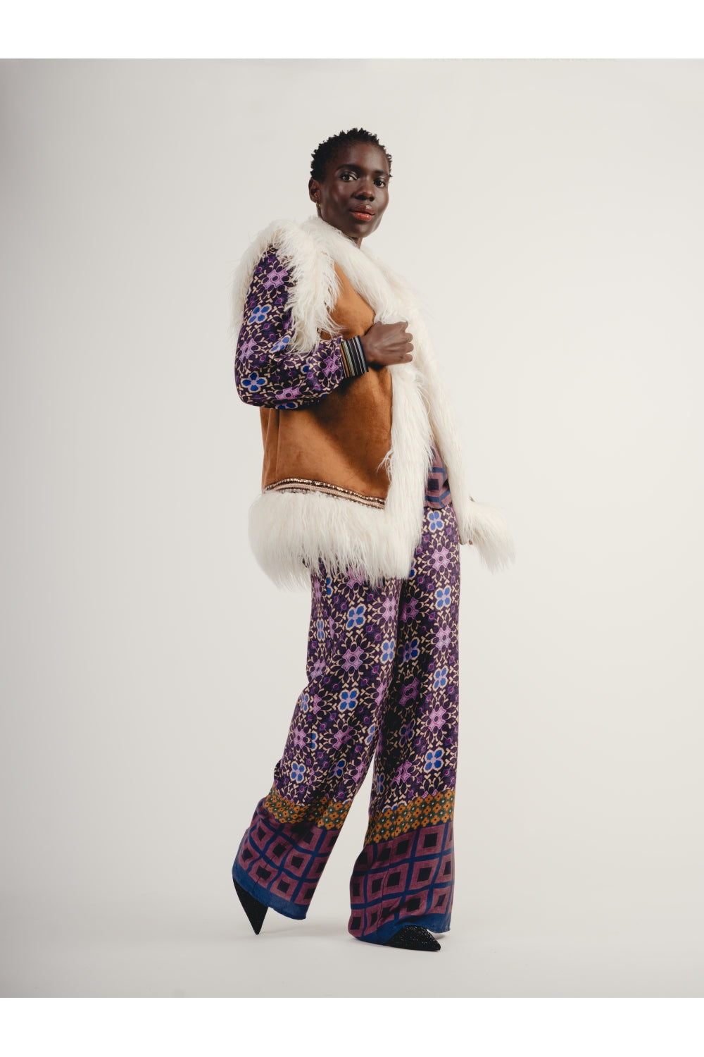 Chaqueta con efecto ante The Aretha Folk