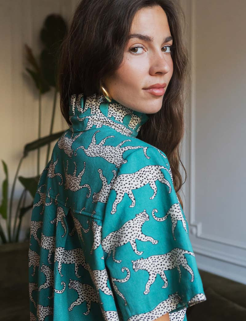 James Green & Leopard Dress