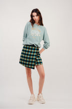 El Shelley Tartan Zeyn Minifalda