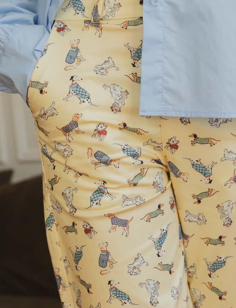 Pantaloni Gialli Doggy