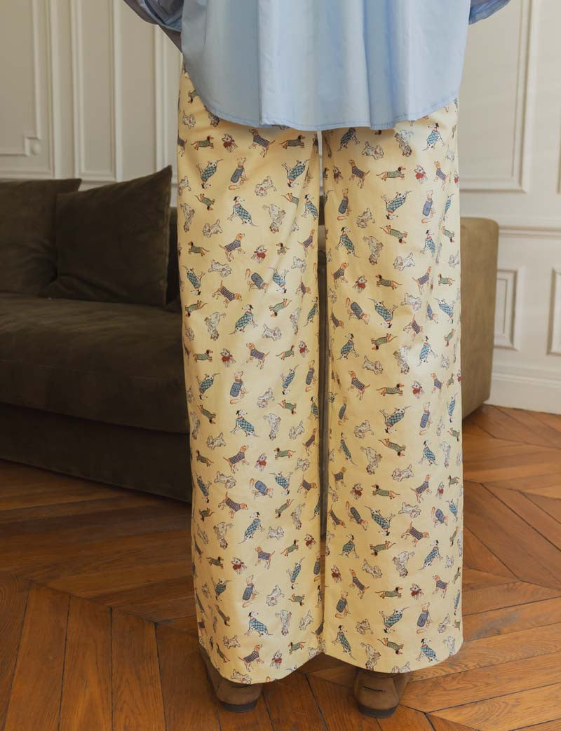 Pantaloni Gialli Doggy