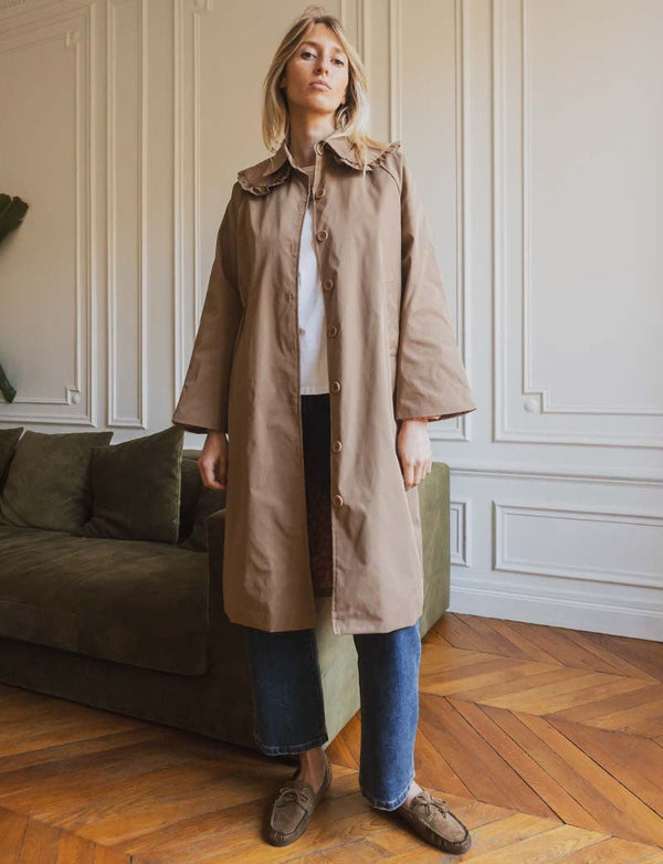 Taupe trenchcoat Willy