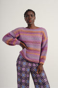 The Mesh Wenda Backless Fancy Spark Mauve