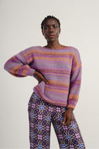 The Mesh Wenda Backless Fancy Spark Mauve