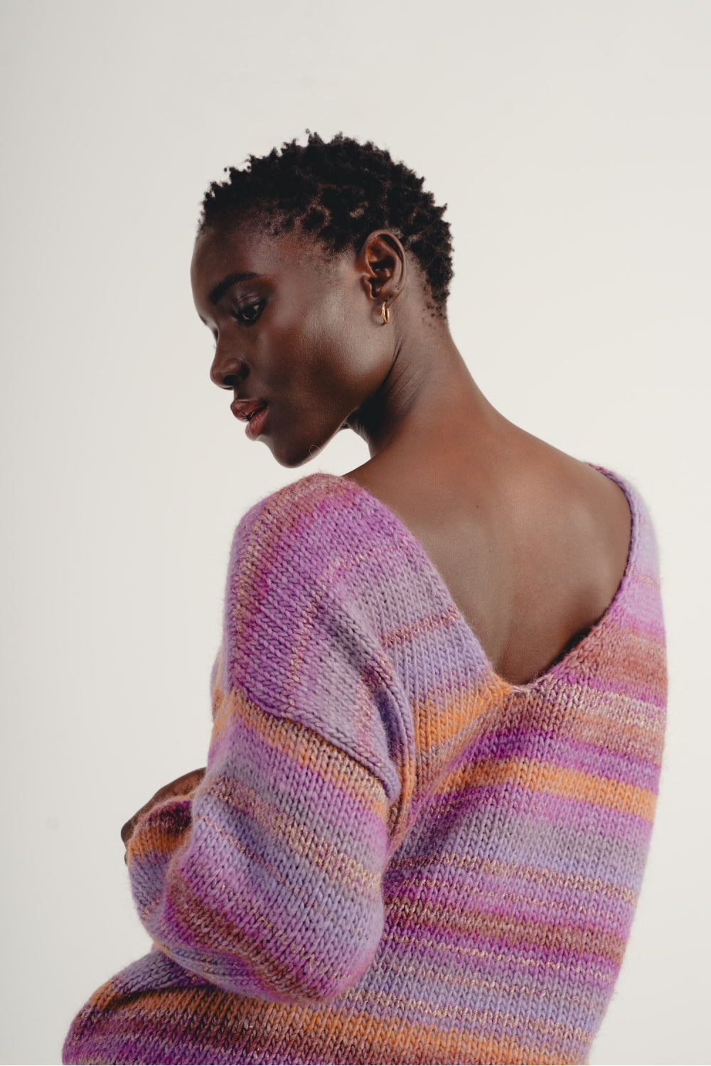 The Mesh Wenda Backless Fancy Spark Mauve
