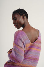The Mesh Wenda Backless Fancy Spark Mauve