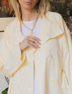 Trench Amarillo Floro