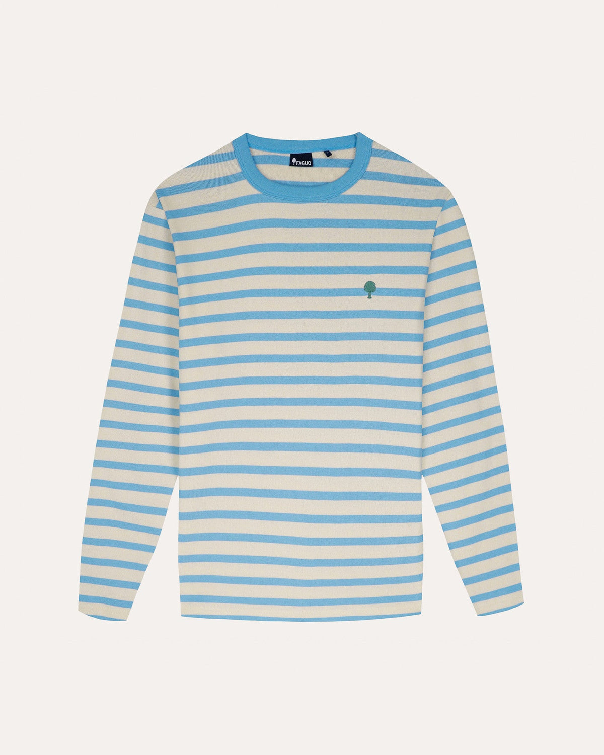 Witte & Hemelsblauwe Katoenen Marinière
