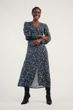 The Chrissie Mini Flower Maxi Dress