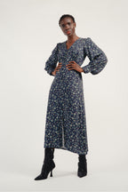 The Chrissie Mini Flower Maxi Dress