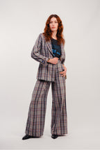 The Neil A Blue Check Trousers