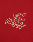 T-Shirt Rosso Scuro In Cotone