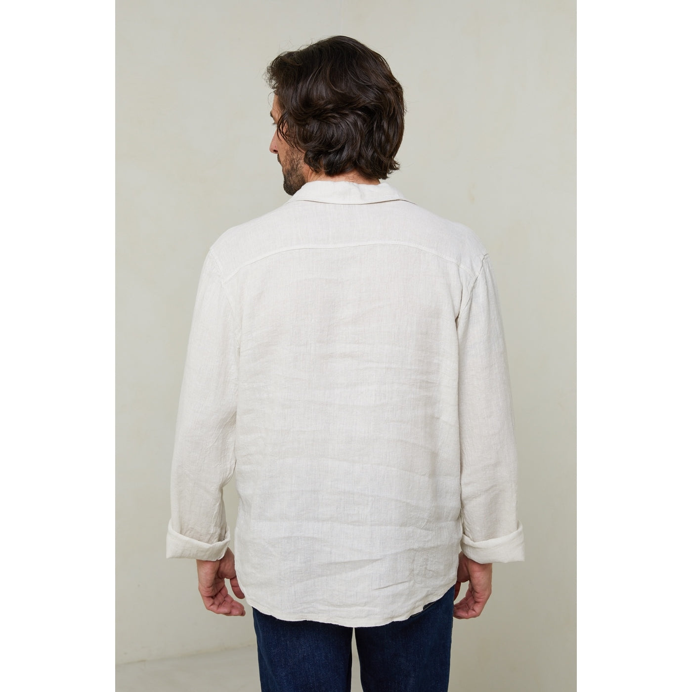 Camisa - Beige - Hombre