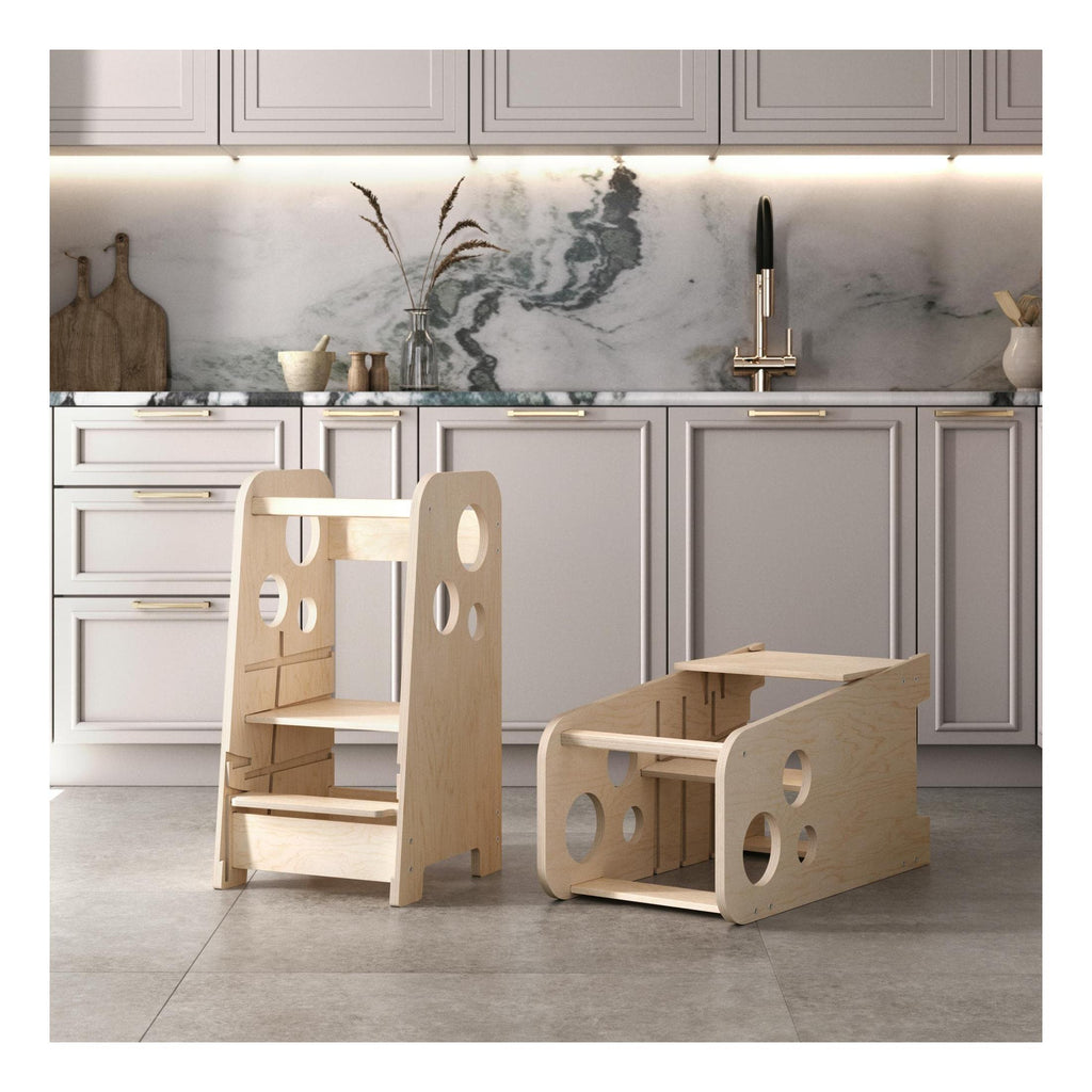 3-in-1 Montessori Learning Tower – Independence & Safety