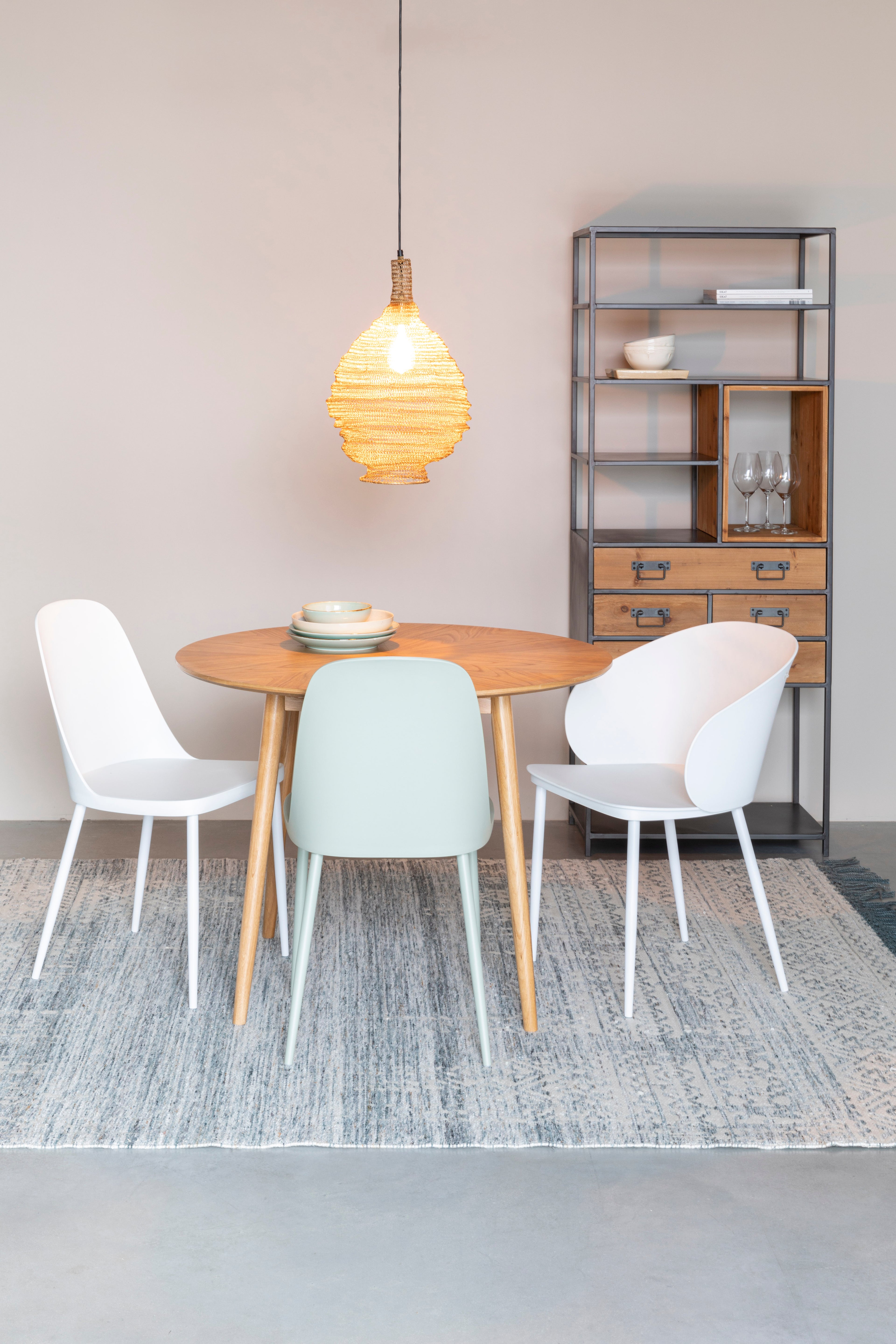 Pip All - Lot De 2 Chaises De Salle À Manger - Plastique polypropylène - Blanc
