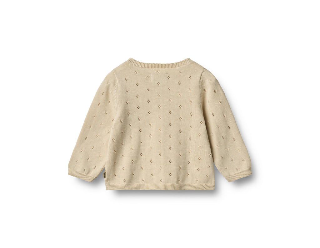 Grofgebreid vest Maia - Sandshell
