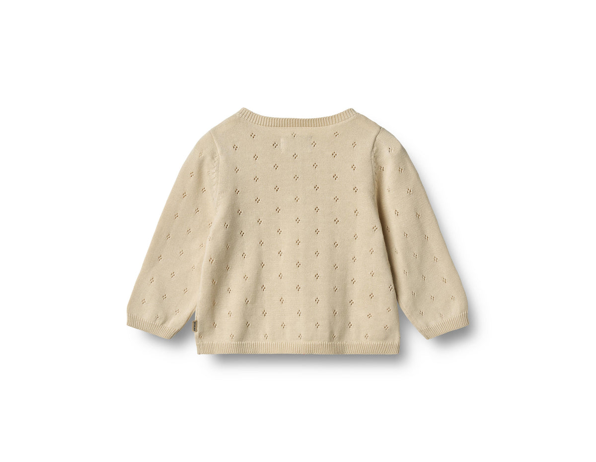 Grofgebreid vest Maia - Sandshell