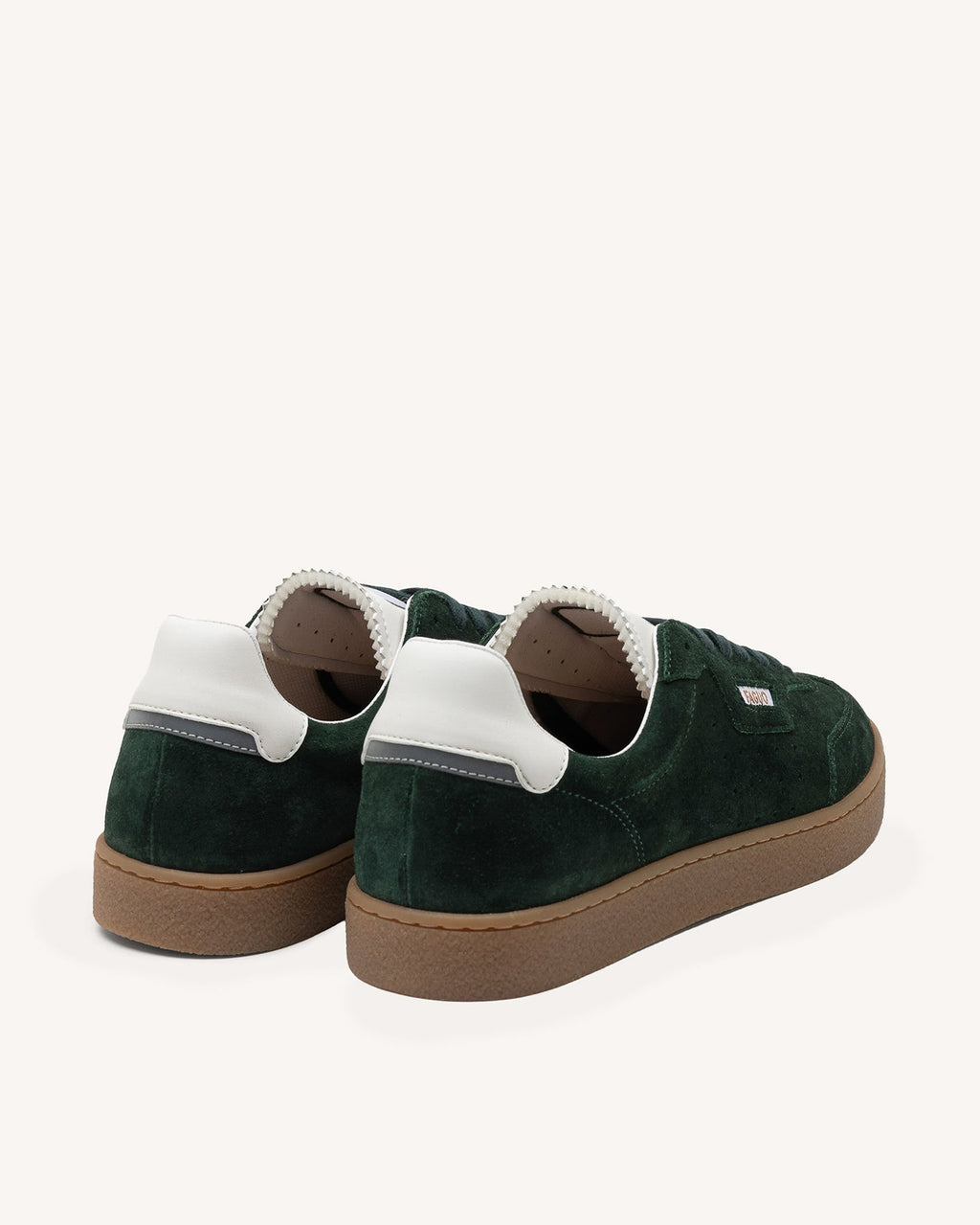 Baskets Cuir Suède Vert Foncé