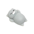 Mini Squishy Gray Cat Sleeping - Anti-Stress