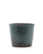 Glazed Shades - Pot De Fleurs - L - Terre Cuite - Bleu