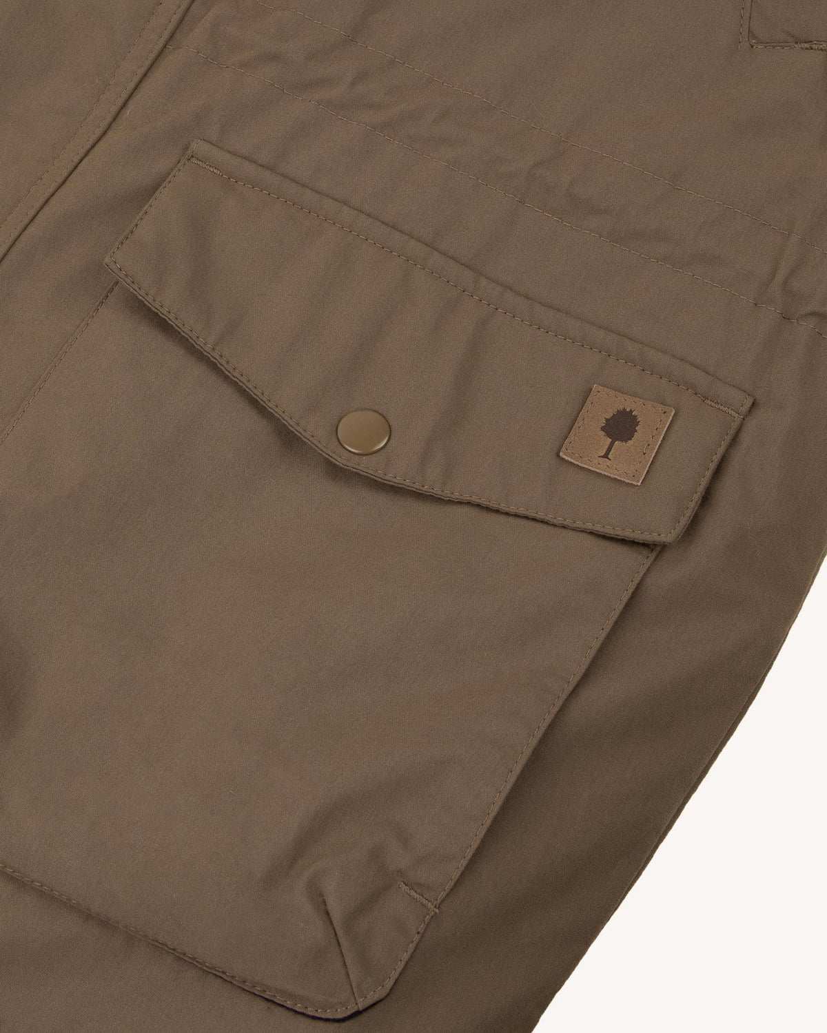Waterdichte parka bruin