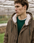 Waterdichte parka bruin