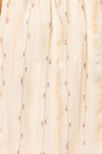 Robe Mina En Lin Tie And Dye - Naturel