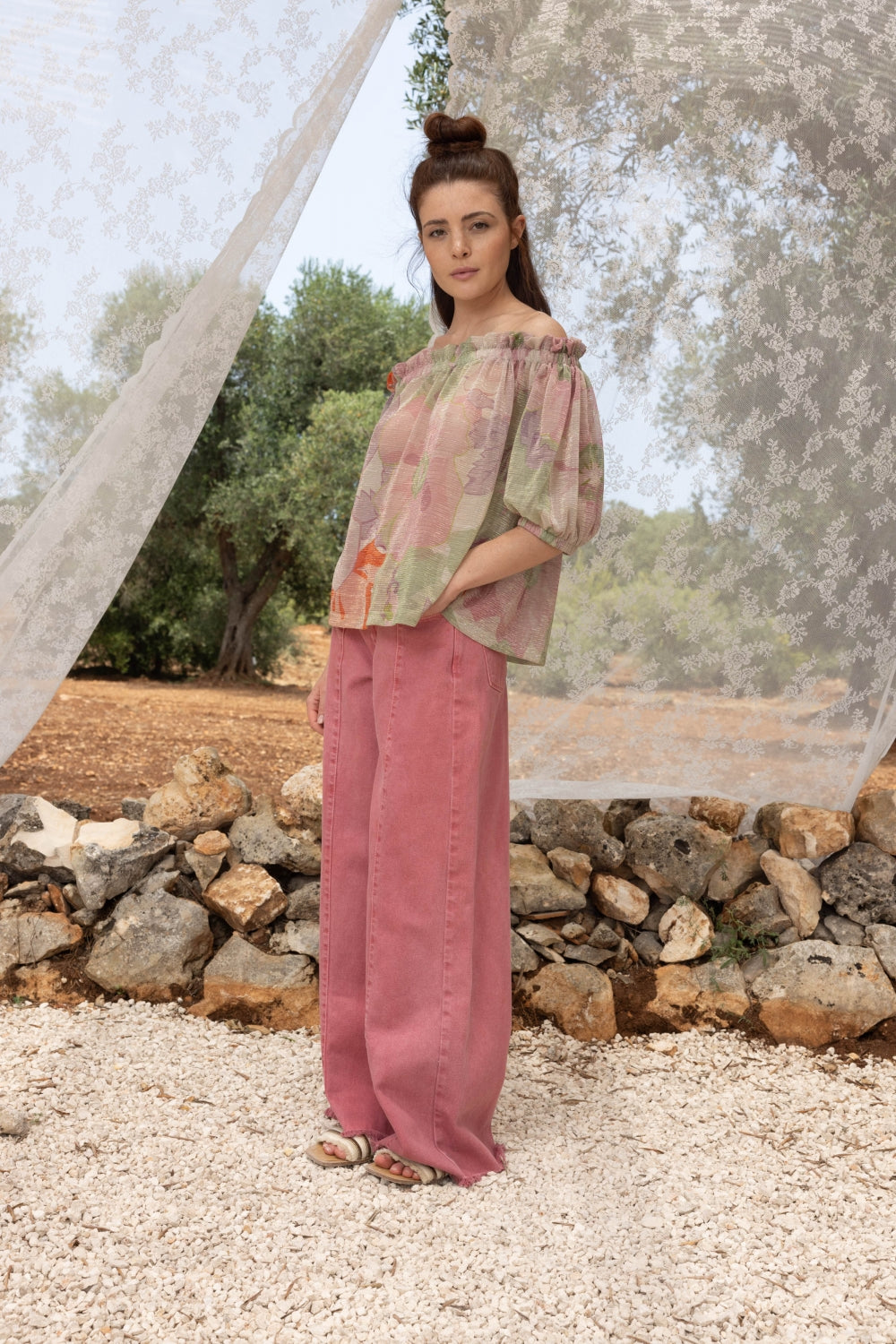 La blusa de flores Brigitte