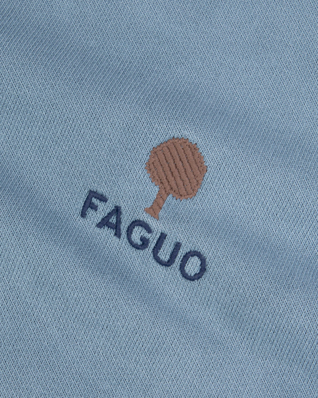 Sweat Col Rond Bleu Jean