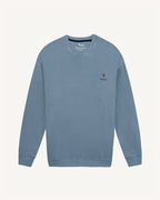 Sweat Col Rond Bleu Jean
