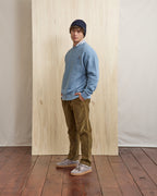 Sweat Col Rond Bleu Jean