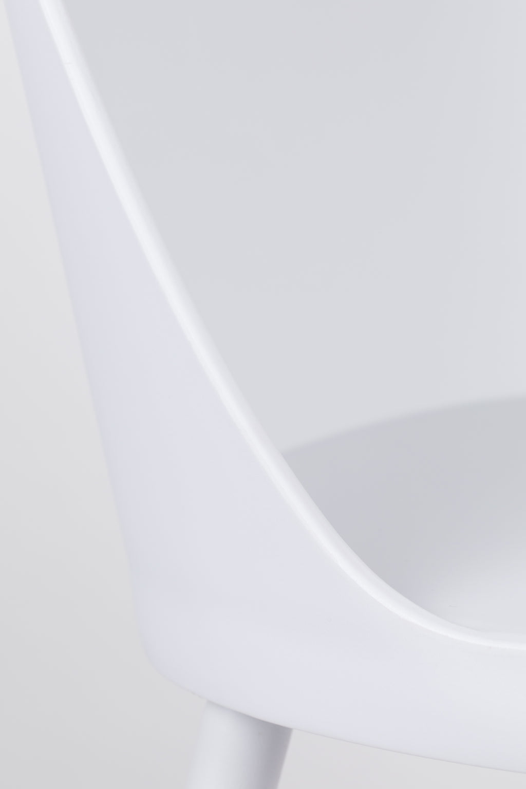 Pip All - Lot De 2 Chaises De Salle À Manger - Plastique polypropylène - Blanc