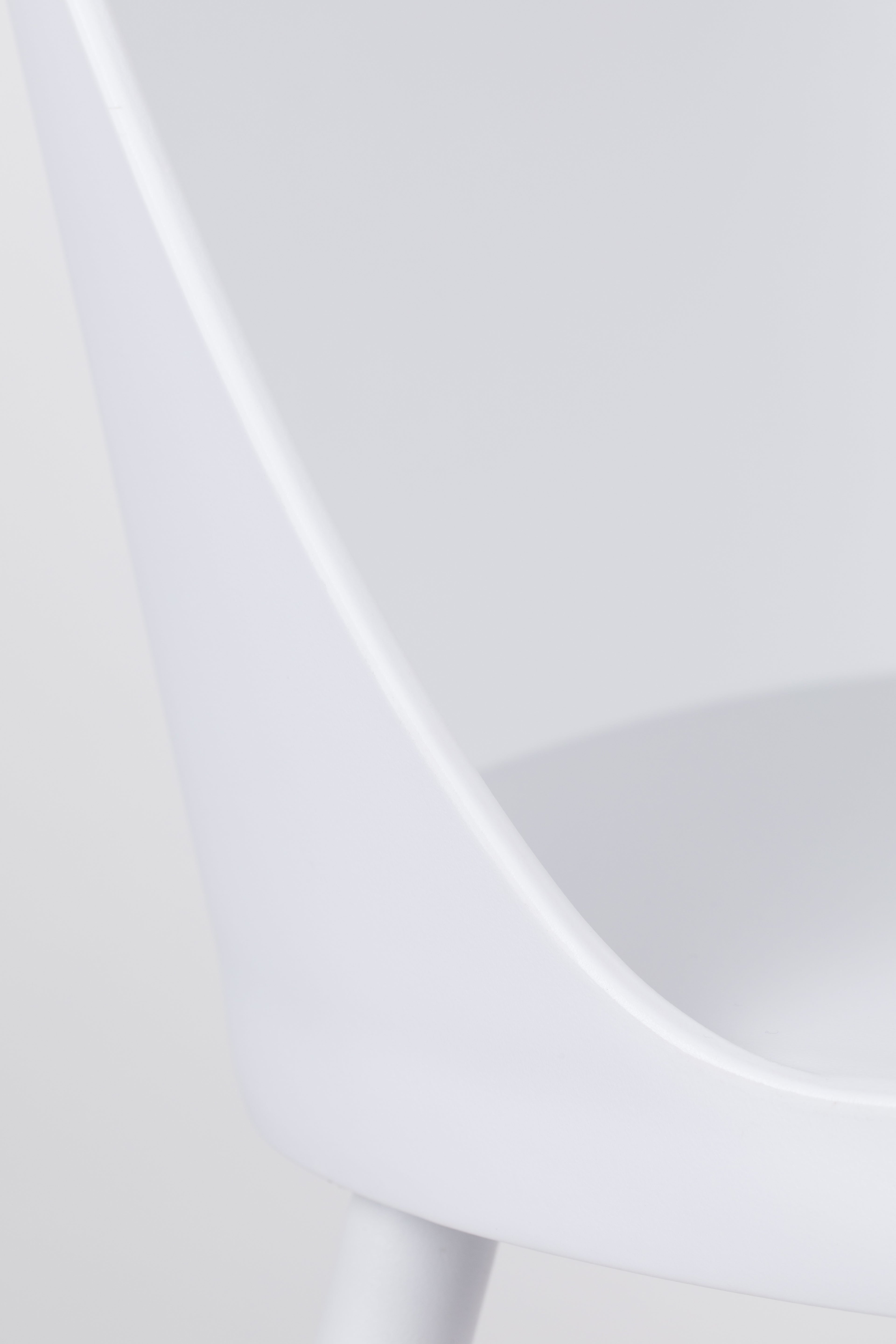 Pip All - Lot De 2 Chaises De Salle À Manger - Plastique polypropylène - Blanc