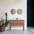 Edgar - Mueble de baño - Nogal - Beige