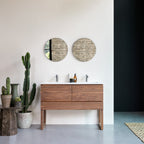 Edgar - Mueble de baño - Nogal - Beige