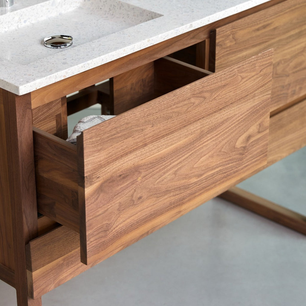 Edgar - Mueble de baño - Nogal - Beige