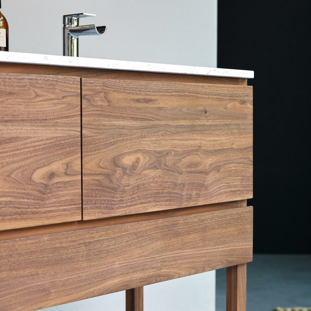 Edgar - Mueble de baño - Nogal - Beige