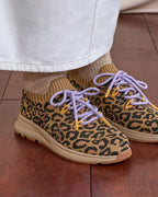 Leopardmönstrade Och Bruna Sneakers