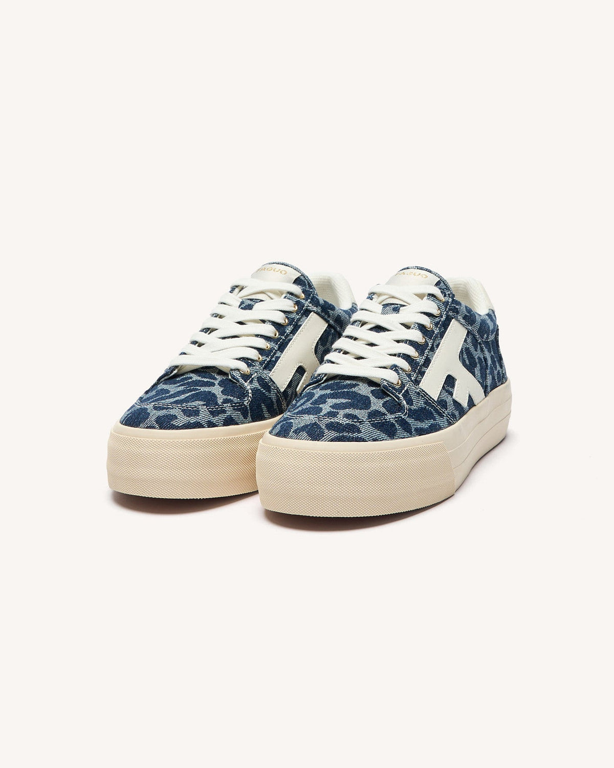 Baskets Léopard Bleu Jean