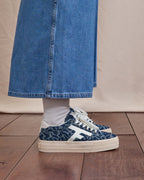 Baskets Léopard Bleu Jean