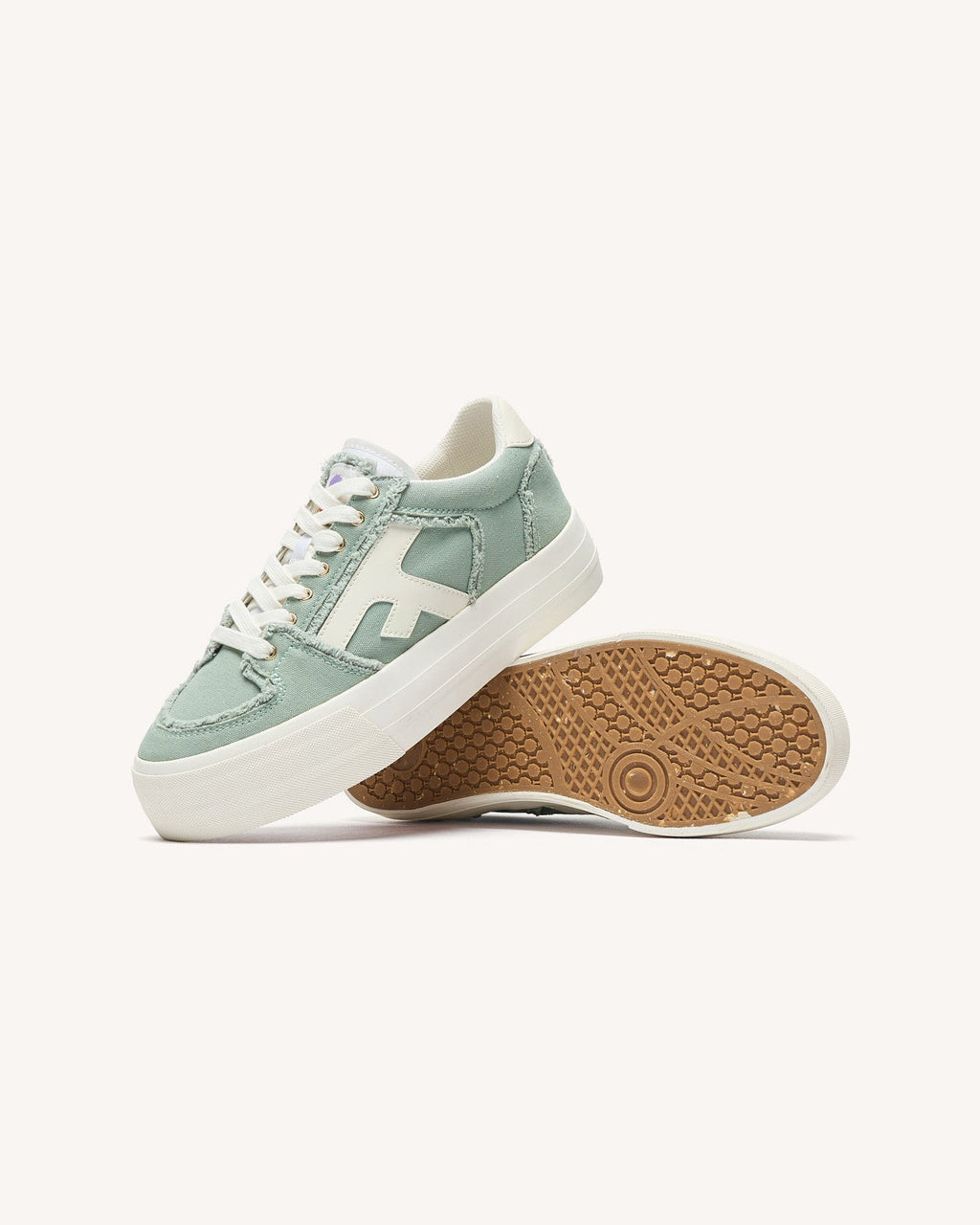 Baskets En Toile Vert Clair